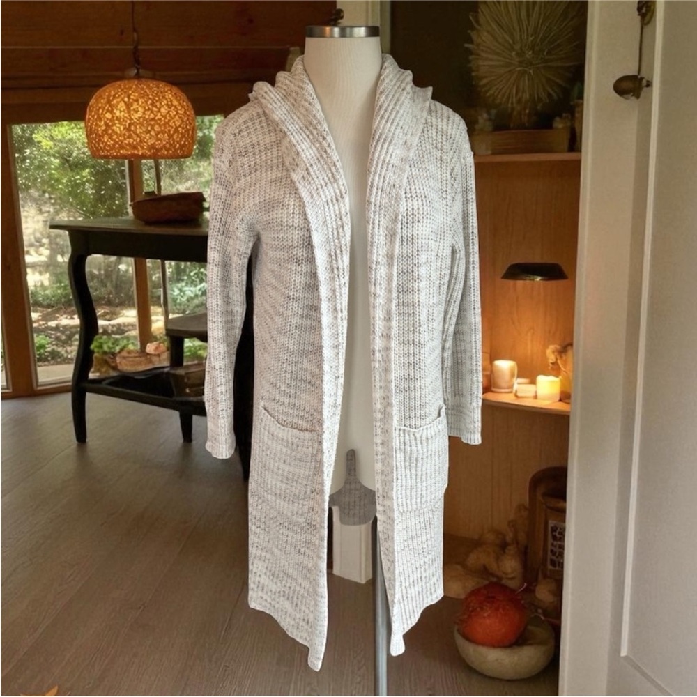 Style & Co. White Open-Front Cardigan